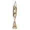 Kurt Adler 12-Inch Unlit Gold Glittered 6-Point Star Tree Topper